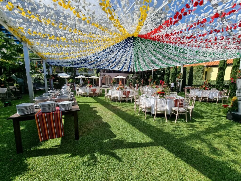 arraial madeiran festival theme wedding